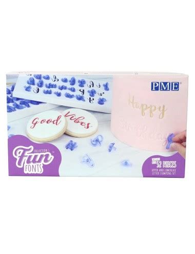 Stamping set "Mayúsculas y Minúsculas" Fun Fonts – PME