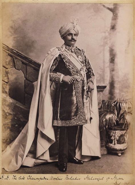 Maharaja Chamarajendra Wadiyar X of Mysore - c1890's - Old Indian Photos