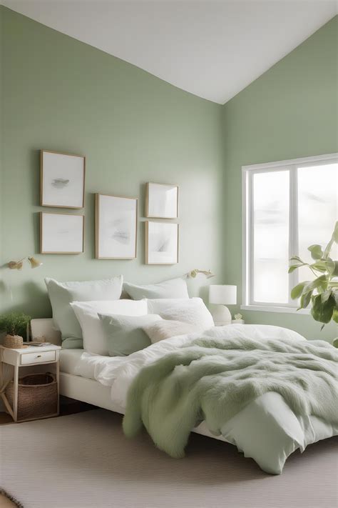 Light Green Bedroom Ideas by EraDigitals | Bedroom interior, Room color ...