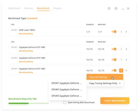 Minerstat vs Nicehash 的图像结果