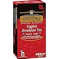 Twinings English Breakfast Tea, 25 Teabags, Premium Black Tea, English ...