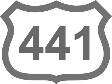 Route 441 Sign - Openclipart