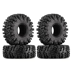 Buy INJORA T1019 1.0 Tyre S5 Swamp Claw Mud Terrain Tyre for TRX4M AX24 ...
