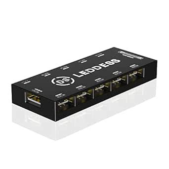 DS Connector 11 Port ARGB Splitter Hub for LED Fans and Lights, SATA ...