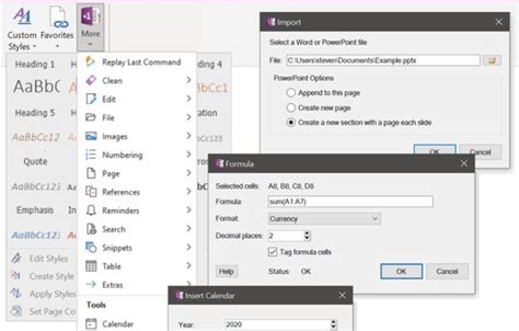 OneNote Gem 的图像结果