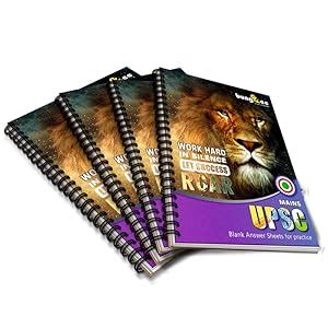 Bungbee UPSC Mains Blank Answer Writing Booklet - Pack of 4 Books ...
