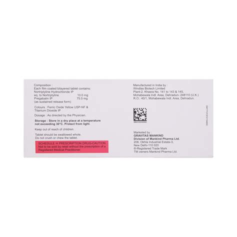 Mahagaba NT 75mg/10mg Tablet buy now @ ₹16.06 Tablet | Online Rengas ...