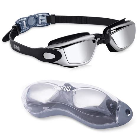 Buy aegend Swim Goggles, Swimming Goggles No Leaking Anti Fog UV ...