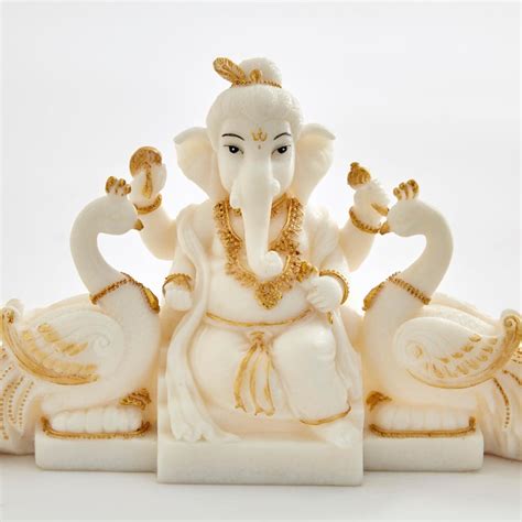 Buy Dhayana Polyresin Ganesha Figurine with T-Light Holders from Home ...