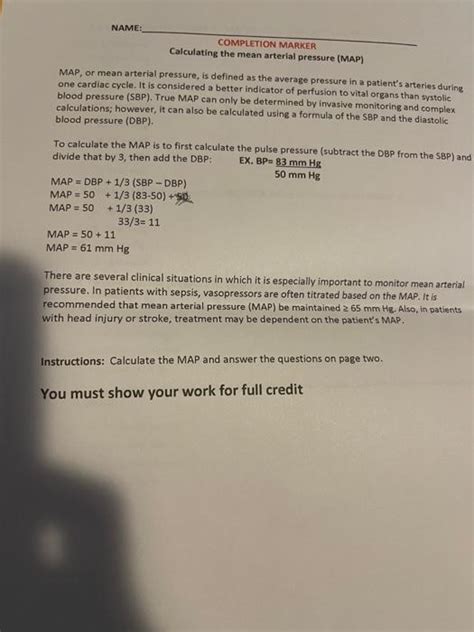 Image result for Map Algorithm Blood Pressure