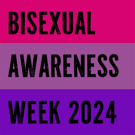 Bisexual Awareness Week 2024 - The Diversity Trust
