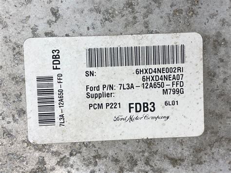 Image result for Ford Powertrain Control Module Rl3a 12A650 SA