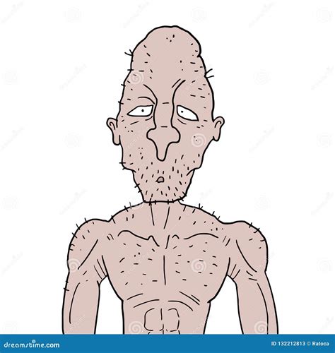 Original ugly man draw stock vector. Illustration of creative - 132212813