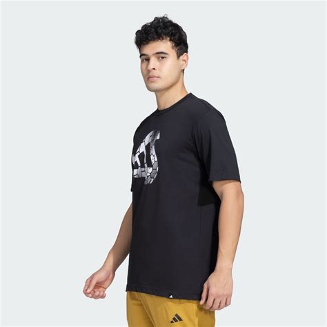 adidas Hot Quest 1 Tee - Black | adidas India