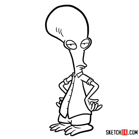 Sketching the Alien Sass: How to Draw Roger from American Dad!