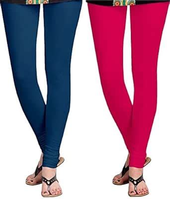 Mable Multi-Coloured Combo Cotton Leggings for Women : Amazon.in ...