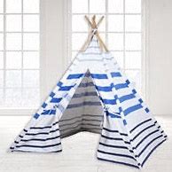 Nautical Stripe Teepee Tent – Role Play Kids