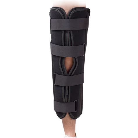 Buy 3-Panel Knee Immobilizer Full Leg Support Brace, Aluminum alloy ...