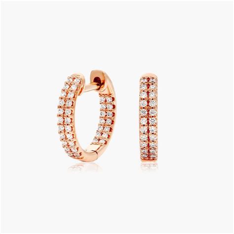 Rose Gold Hoop Earrings | JamesAllen.com