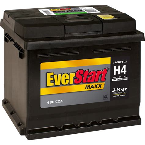 EverStart Maxx H4 12V Automotive Battery - 480 CCA India | Ubuy