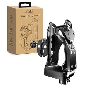 Frokom Motorcycle ATV Cup Holder, Universal Water Bottle Holder with 0. ...