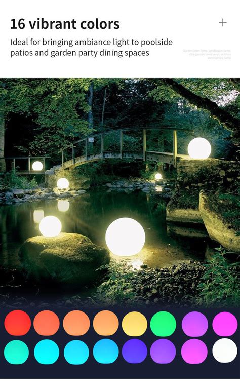 Image result for Floating LED Pool Light Ball