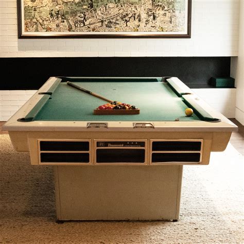 Original Vintage Brunswick White Gt POOL Table, 1960s at 1stDibs | 1960 ...