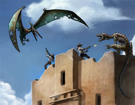 Dino-friends! DO NOT BELIEVE WHAT YOU SEE. Dinos and people never ever ...