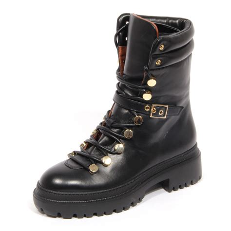 G3786 anfibio donna L'AUTRE CHOSE black leather boots women