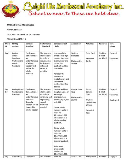 Image result for 5th Grade Mathematic Lesson