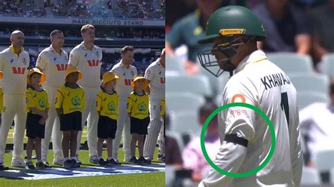 AUS vs ENG: Why Are Australian And England Players Wearing Black ...