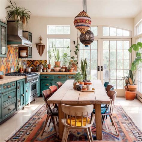 3+ Modern Boho Kitchen Inspirations for the Free-Spirited Homeowner