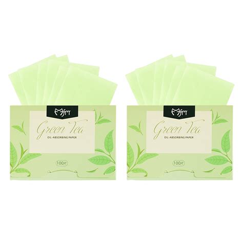 vnanda Shine Control Blotting Papers Oil-absorbing Paper for Oily Skin 2 Boxes of Extraction ...