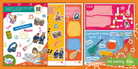 👉 Music Activity Booklet (Ages 9 - 11) (teacher made)