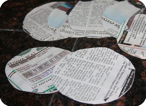 Image result for Newspaper Flower Tutorial