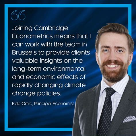Cambridge Econometrics is delighted to announce the recent appointment ...
