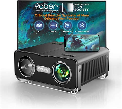 Yaber 4K LCD Projector, 5G Wifi Bluetooth, Native India | Ubuy