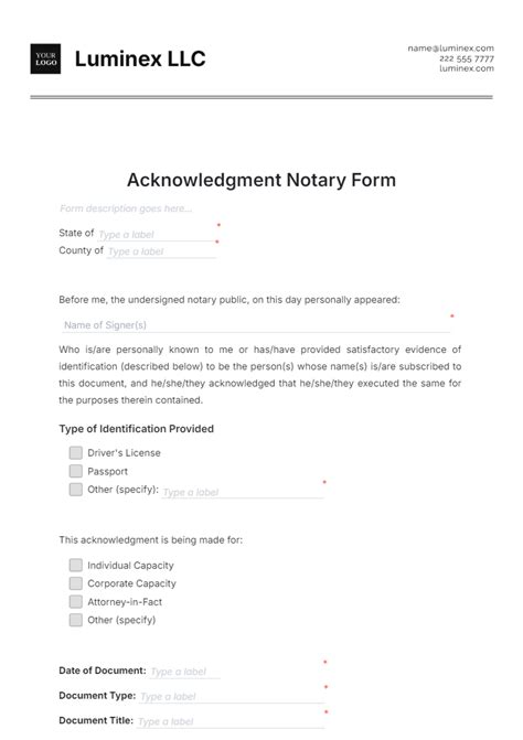 Image result for Verification Notary Form