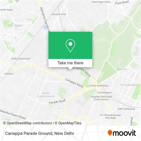 How to Get to Cariappa Parade Ground in Delhi by Bus, Metro or Train?