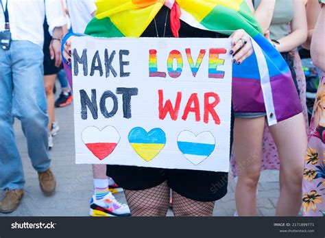 Make Love Not War Protest