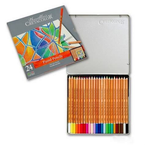 htconline.in| Cretacolor Fine Art Pastel Pencil Set Of 24 - Tin Box ...