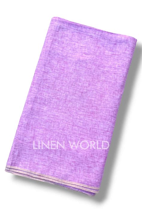 Buy Pink Organic Pure Linen Shirting Fabric | Linen World