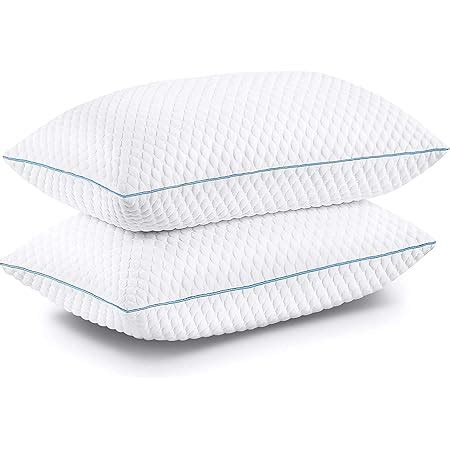 Homerz Set Of 2 Ultra Soft Cloud Pillow, 17 X 27 Inch Size, 240 Gsm ...