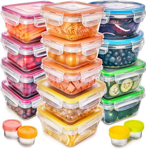 Fullstar (17 Variety Pack) Food Storage Containers with Lids - Airtight ...