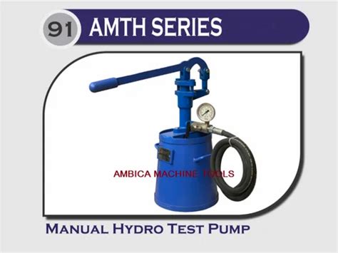 Hydrostatic Testing Pump - Electric Motor Operated Hydraulic Test Pump ...