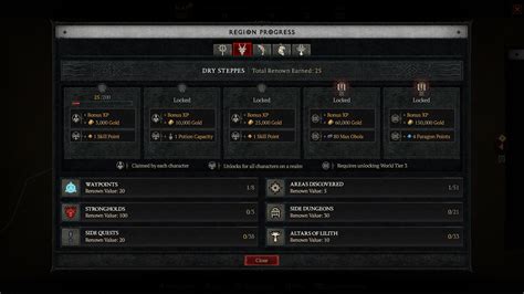 Renown System in Diablo 4 - Maxroll.gg D4