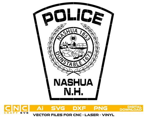 Nashua Police Department Patch SVG
