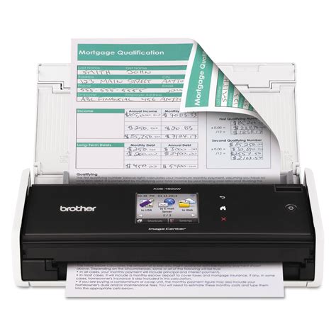 Buy Brother ADS-1500W Compact Color Desktop Scanner with Duplex and ...