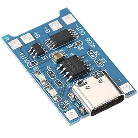 TP4056 1A Li-Ion Battery Charging Board C type with Current Protection ...