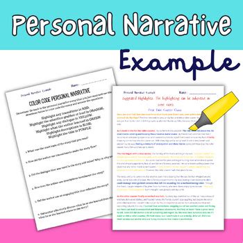 Image result for 7th Grade Personal Narrative Examples